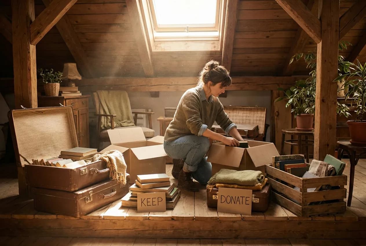 Keller & Dachboden entrümpeln: Die besten Tipps